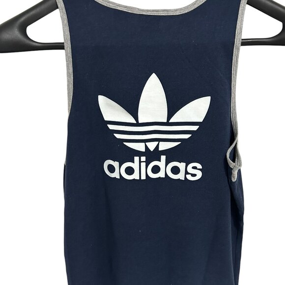 Vintage Adidas Notre Dame Fighting Irish Tank Top Shirt Size Medium Blue - Picture 6 of 6